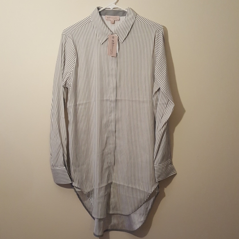 Striped Shirt Blouse